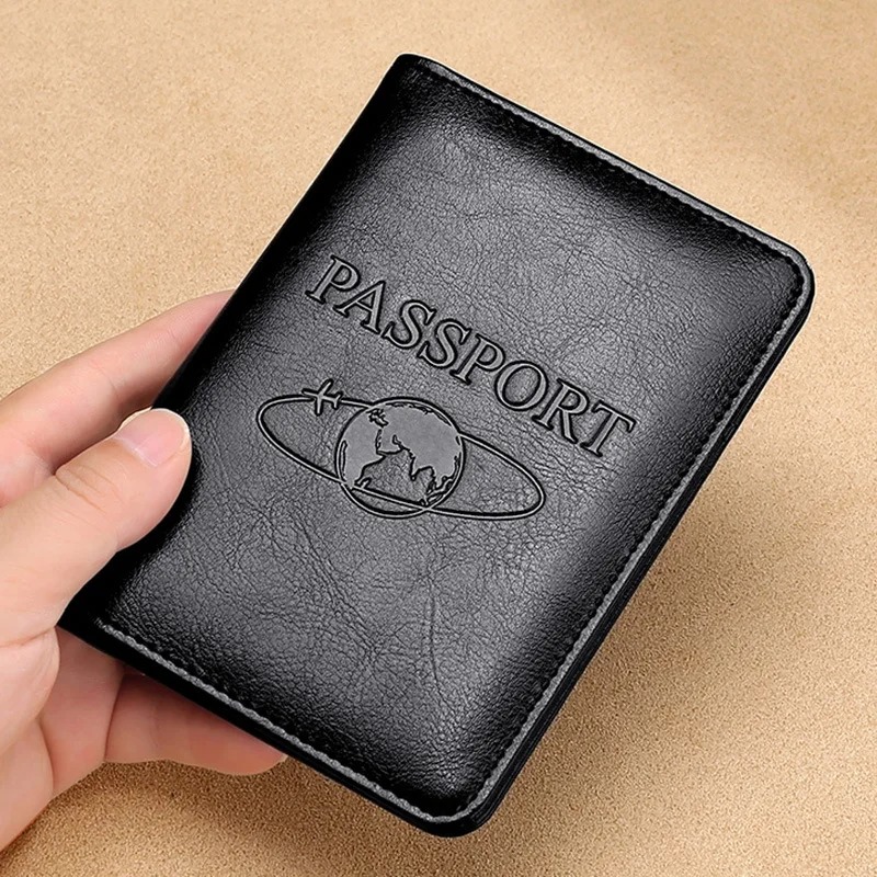 Travel Accessories Rfid - Couverture de passeport unisexe en cuir