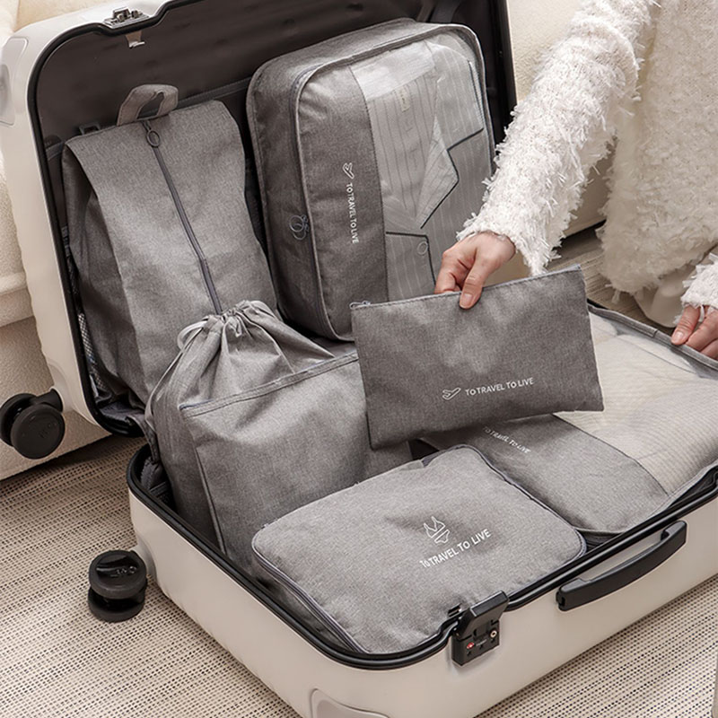 Travel Accessories Packing Cubes - Ensemble de 7 cubes de rangement