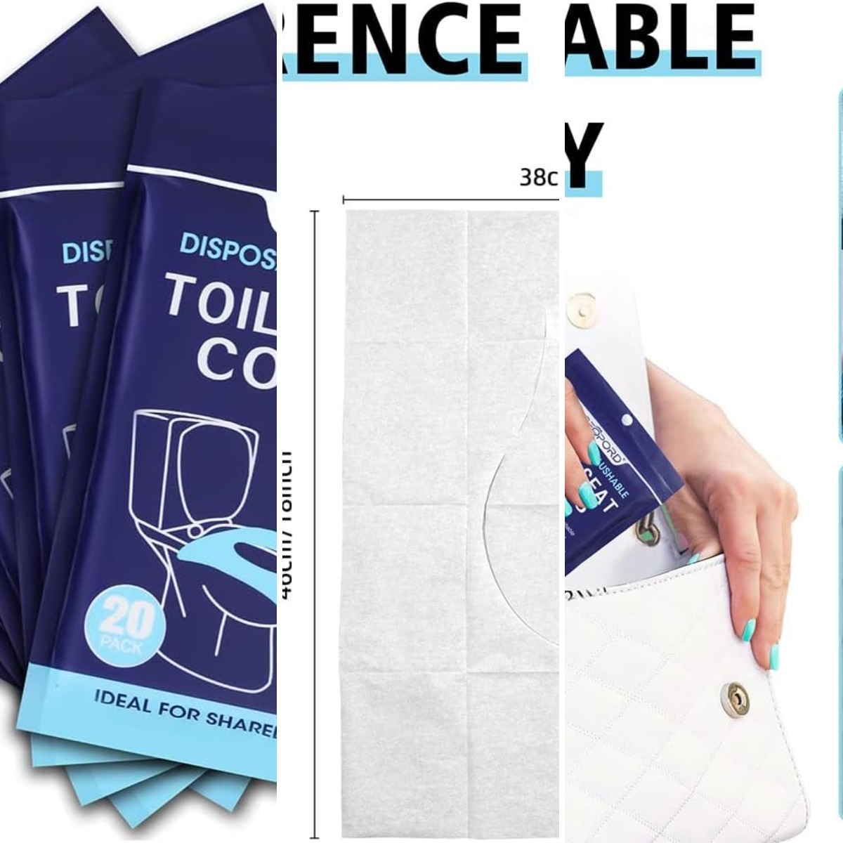 Travel Accessories Essentials - XL 100PCS Housses de siège de