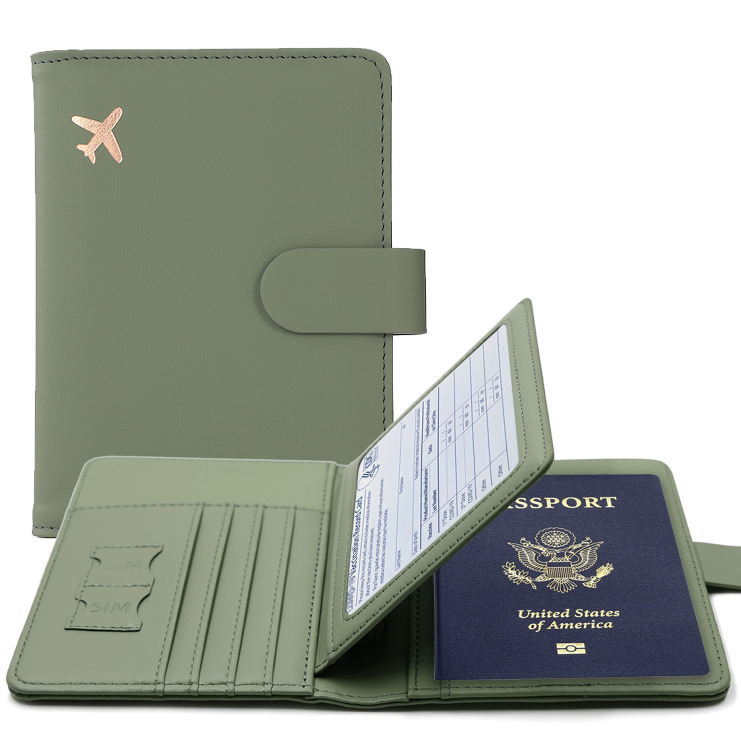 Travel Accessories Rfid - Étui de couverture de passeport RFID,