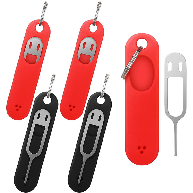 Sim Card Holder Case - Aiguille d'éjection de carte Sim Anti-perte,