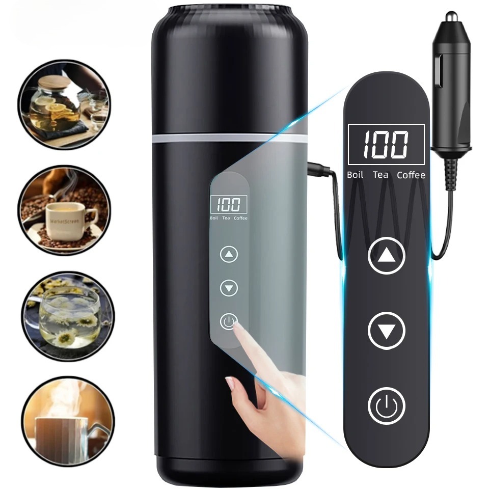 Portable Travel Kettle - Bouilloire électrique Portable de 500ml, tasse