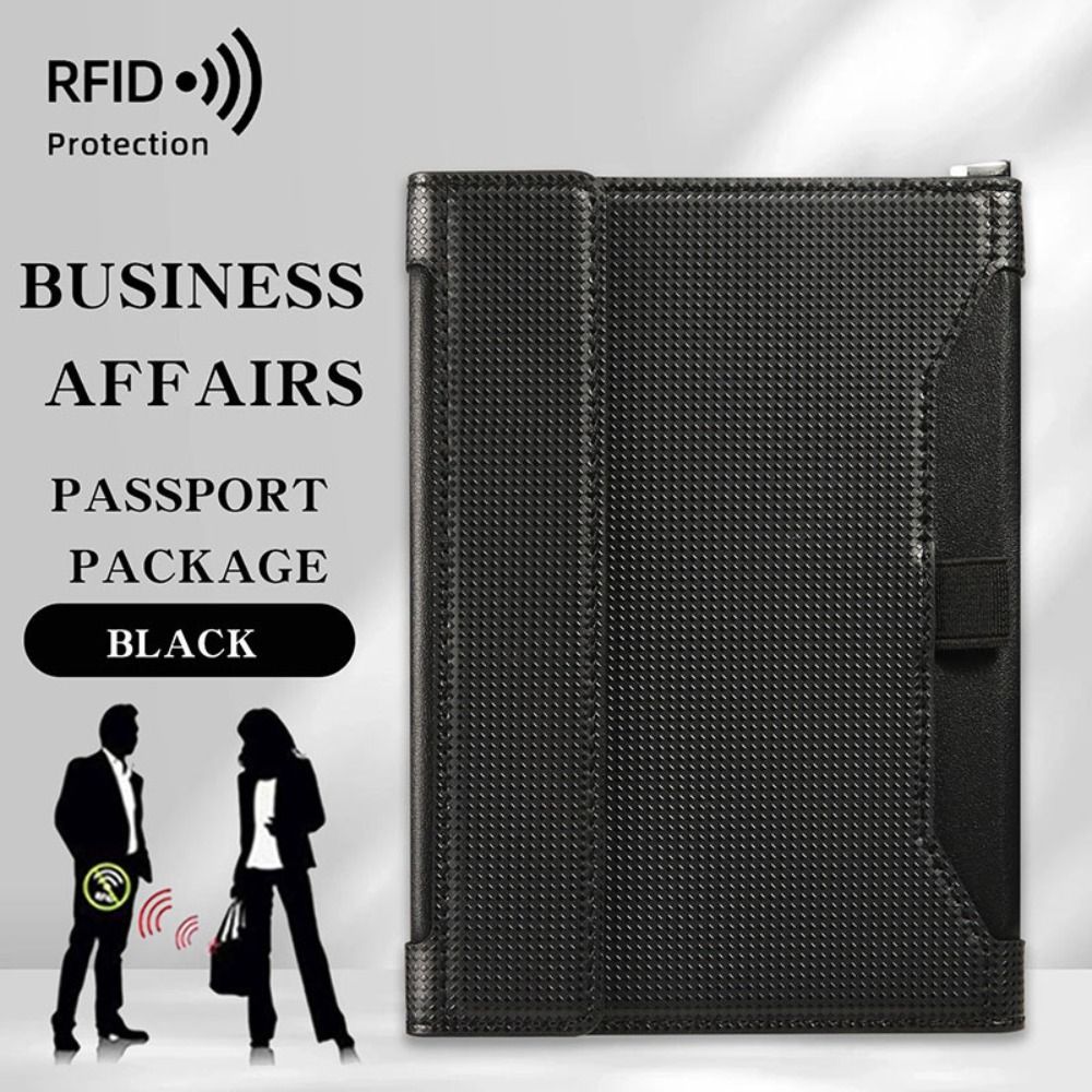 Travel Accessories Rfid - Porte-passeport de couleur unie, blocage RFID,
