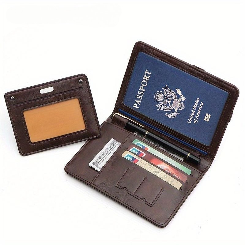 Travel Accessories Rfid - Portefeuille léger pour passeport, blocage RFID,