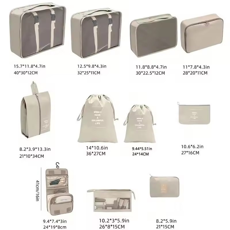 Ensemble de sacs de rangement  - Travel Accessories Packing Cubes avis et prix