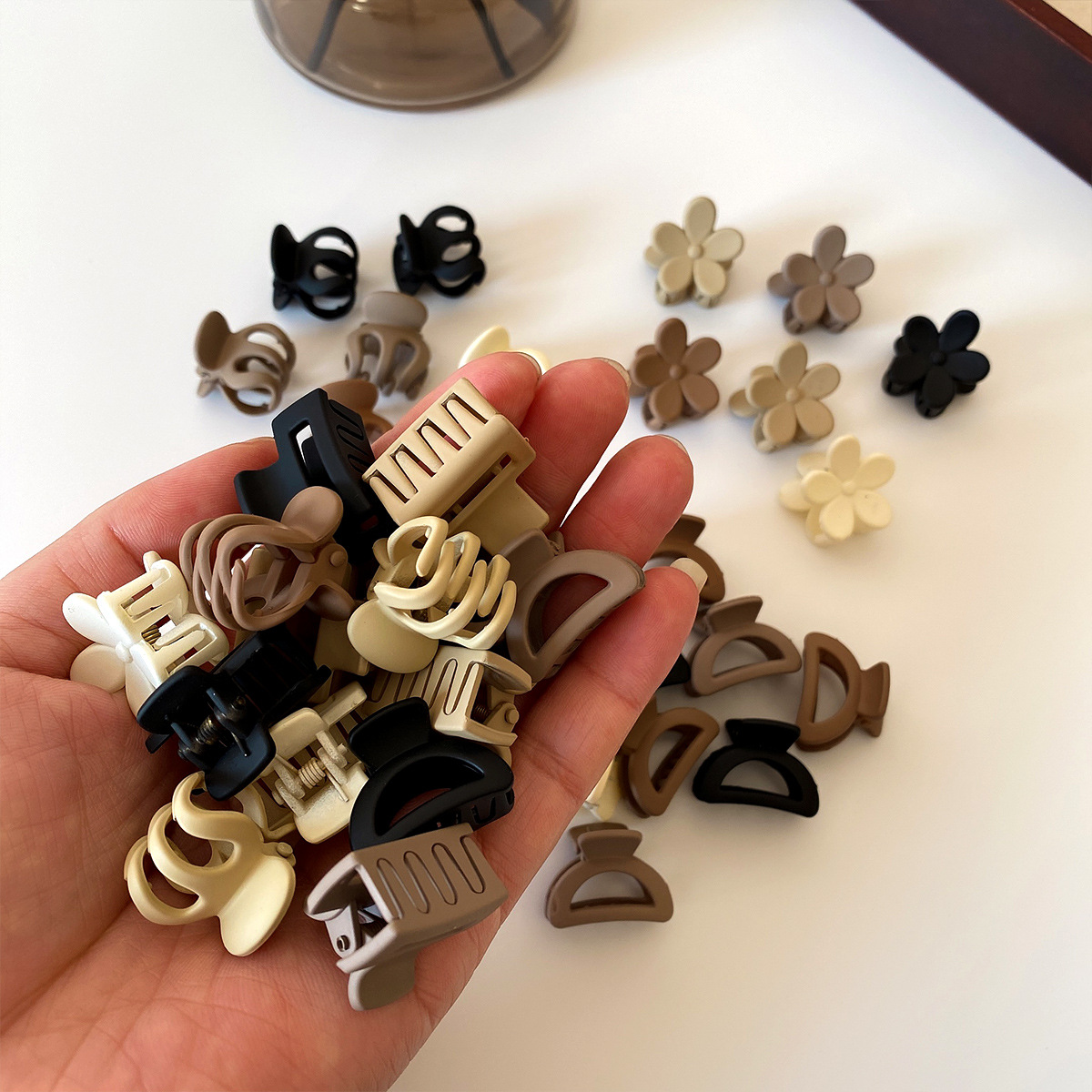 Petites clips beiges mixtes, a - Travel Accessories Essentials avis et prix