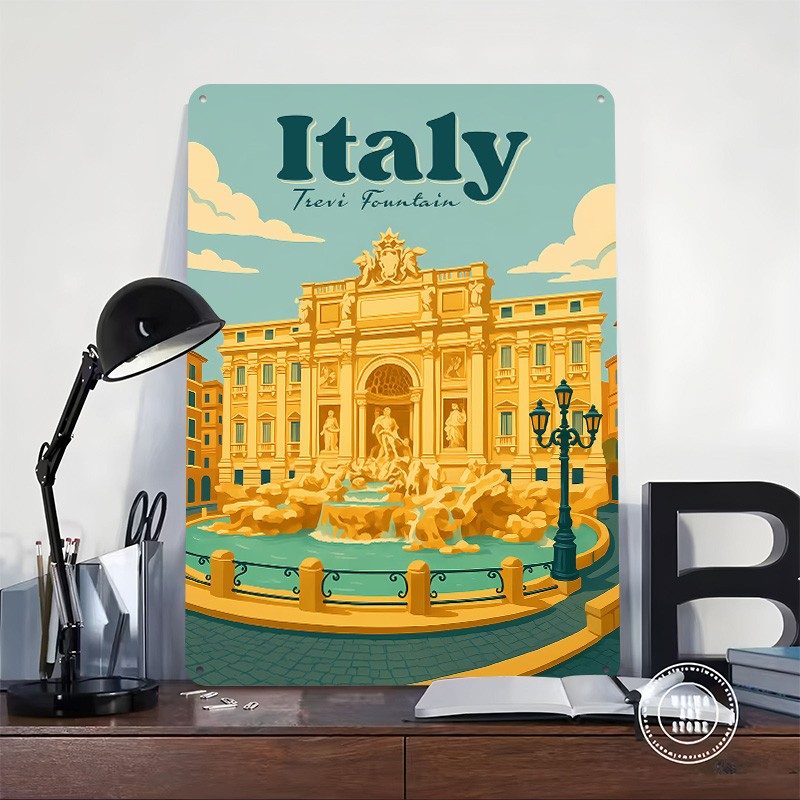 Affiche métallique de voyage s - Travel Accessories Italy avis et prix