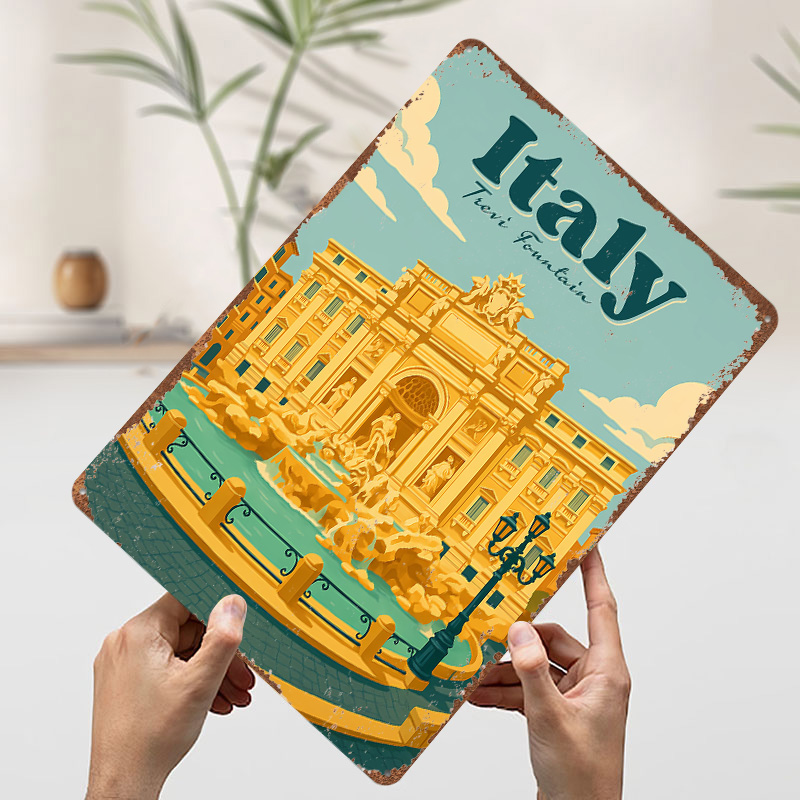 Affiche métallique de voyage s - Travel Accessories Italy avis et prix