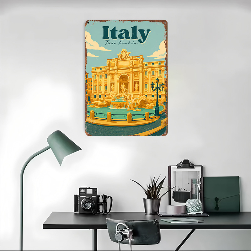 Affiche métallique de voyage s - Travel Accessories Italy avis et prix