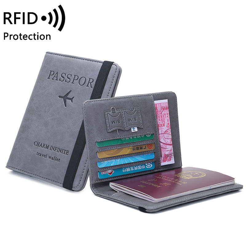 Porte-passeport unisexe en cui - Travel Accessories Rfid avis et prix