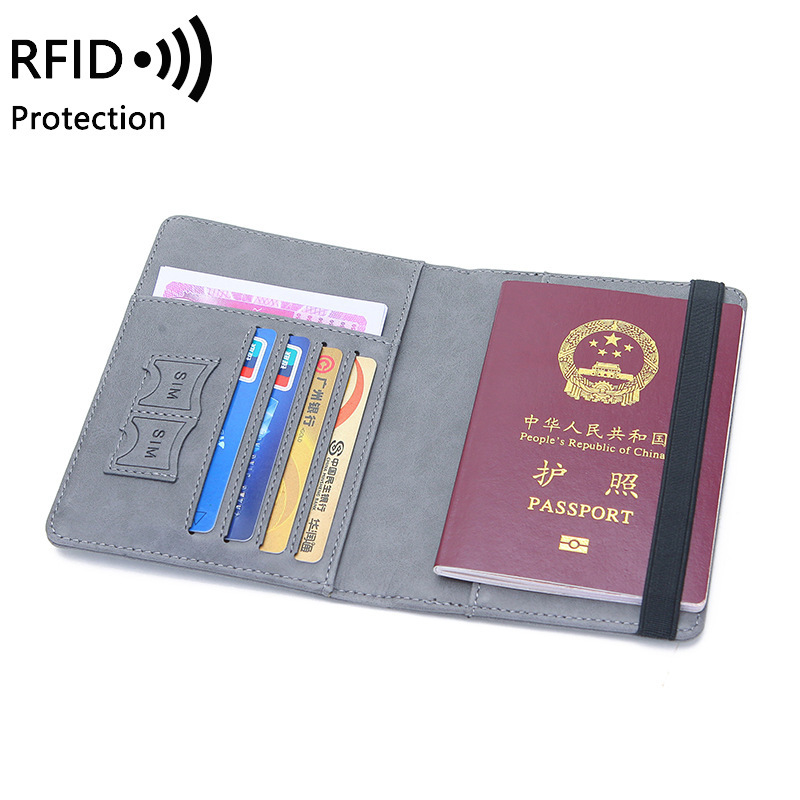 Porte-passeport unisexe en cui - Travel Accessories Rfid avis et prix