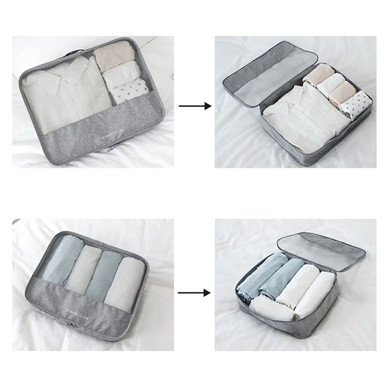 Ensemble de 7 cubes de rangeme - Travel Accessories Packing Cubes avis et prix