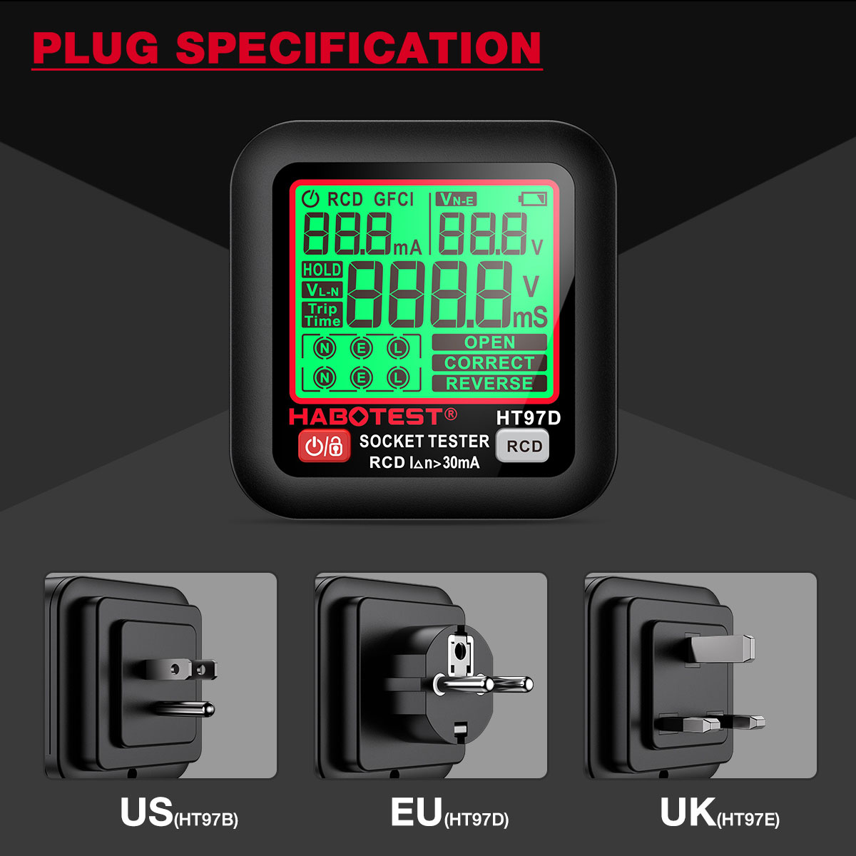 Testeur de tension de prise HT - Travel Accessories Uk avis et prix