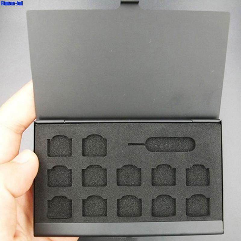 12 emplacements-NANO + 1 fente - Sim Card Holder Case avis et prix