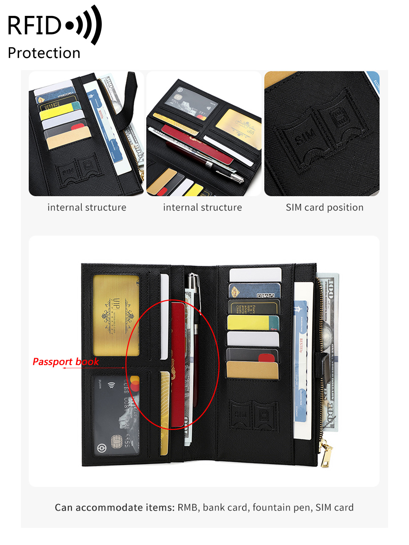 Élégant Porte-Passeport de Voy - Travel Accessories Rfid avis et prix