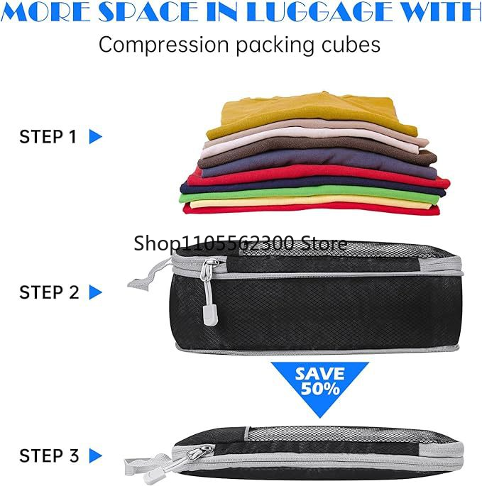 Ensemble de cubes de compressi - Travel Accessories Packing Cubes avis et prix