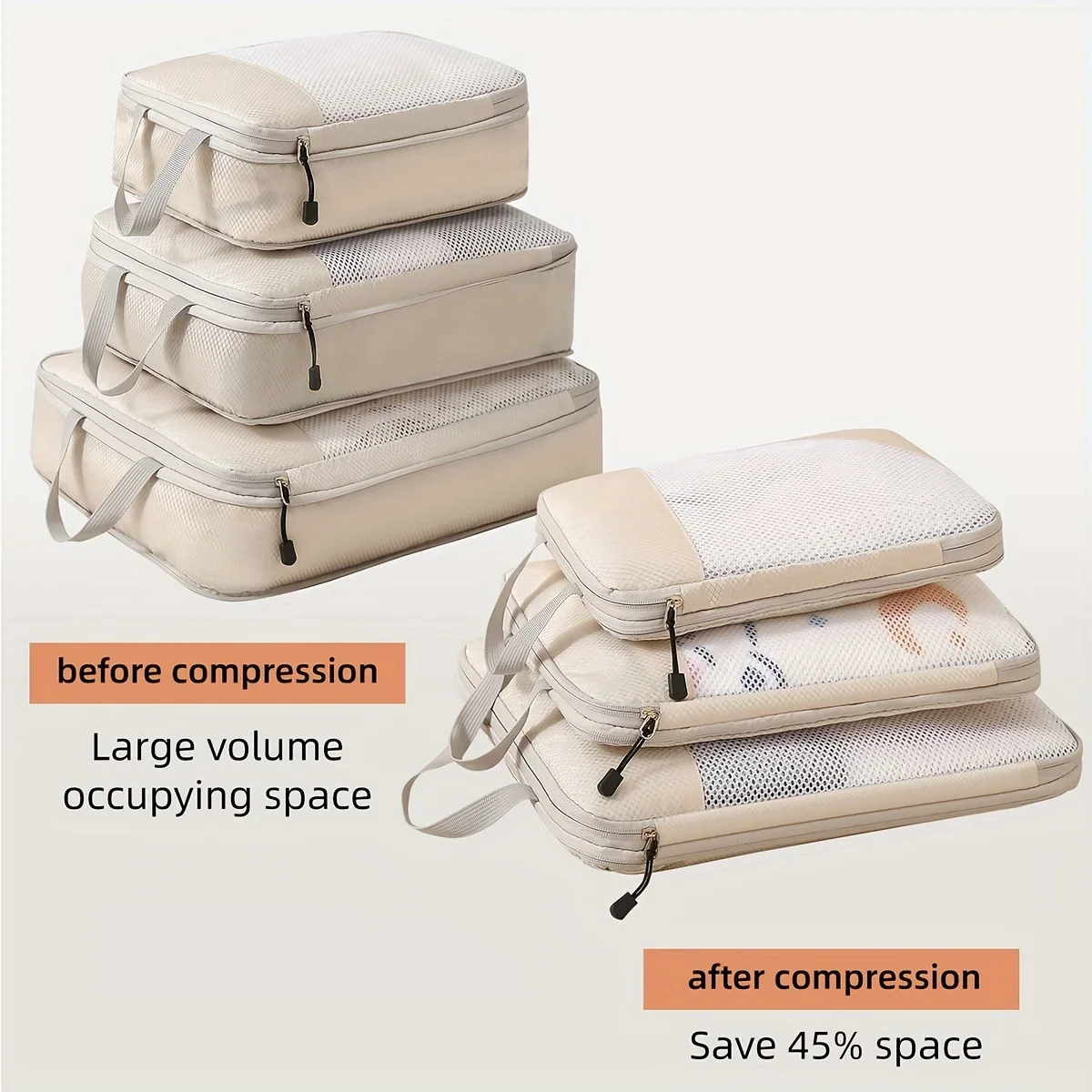 Cube d'emballage de compressio - Travel Accessories Packing Cubes avis et prix