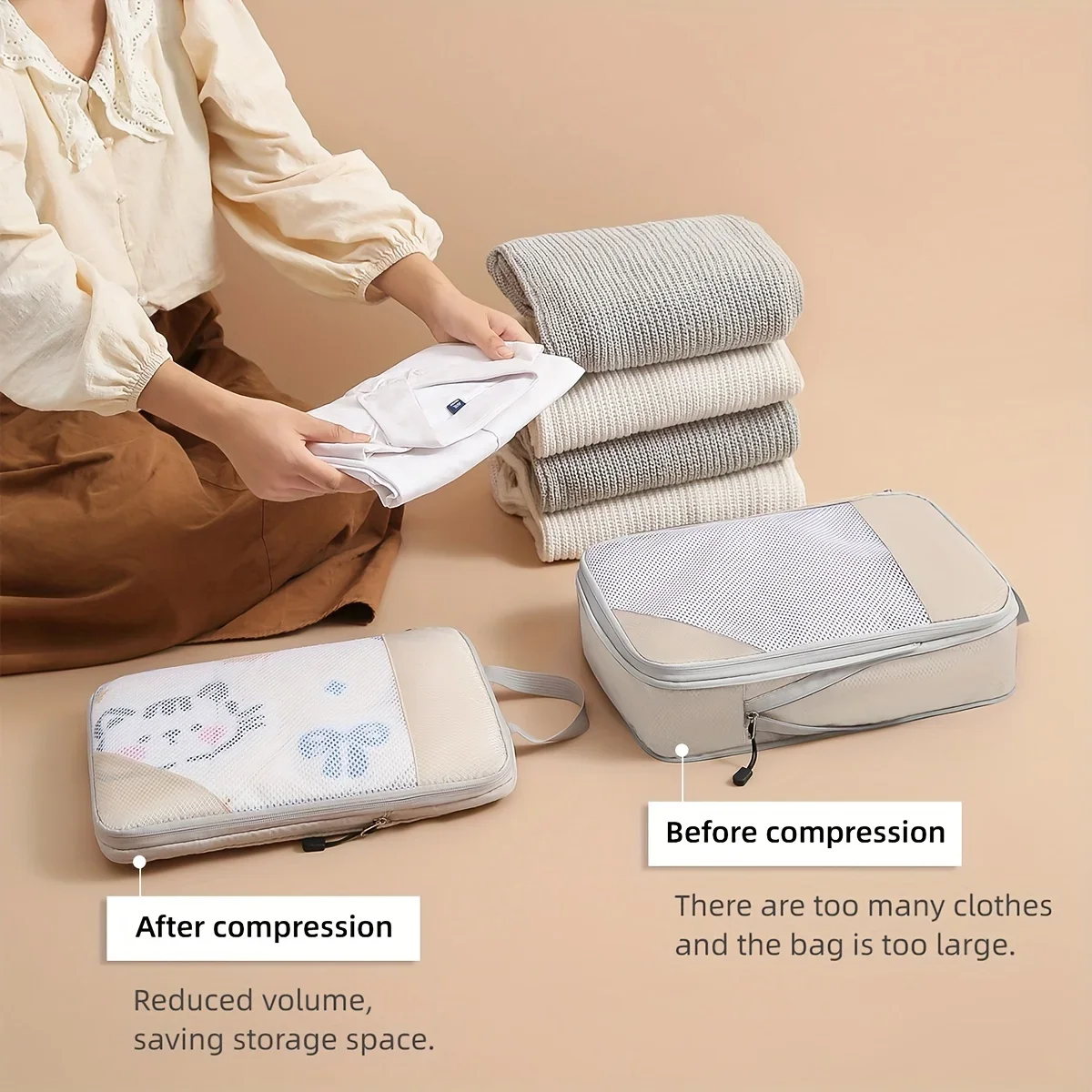 Cube d'emballage de compressio - Travel Accessories Packing Cubes avis et prix
