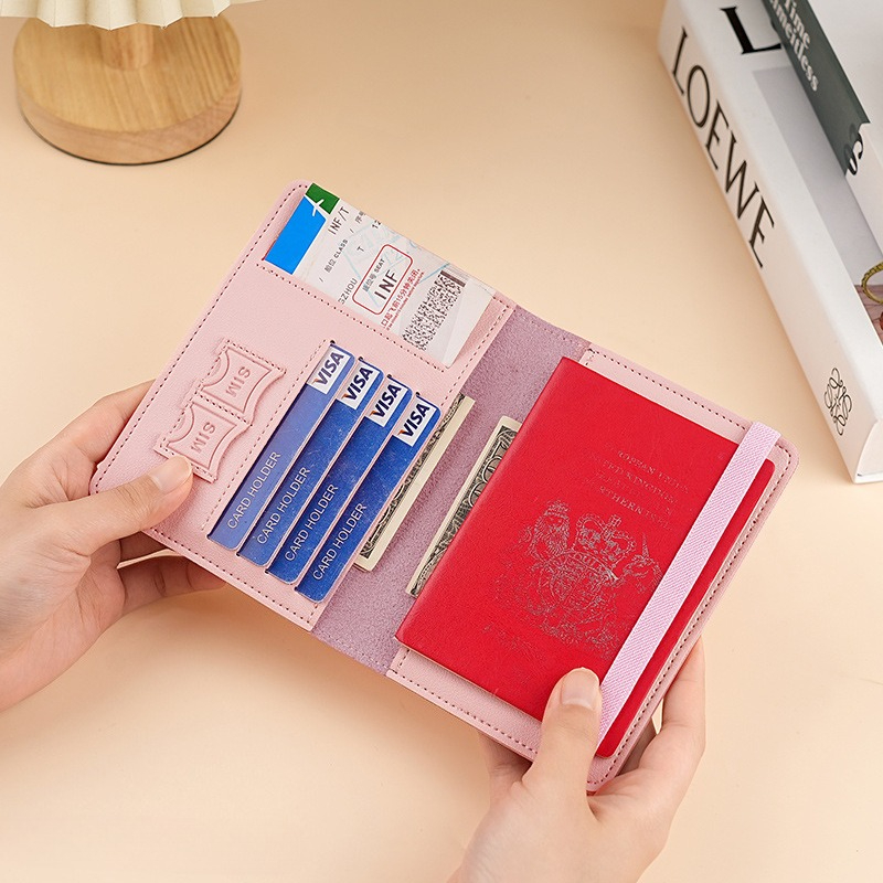 Housse de passeport en cuir PU - Travel Accessories Rfid avis et prix