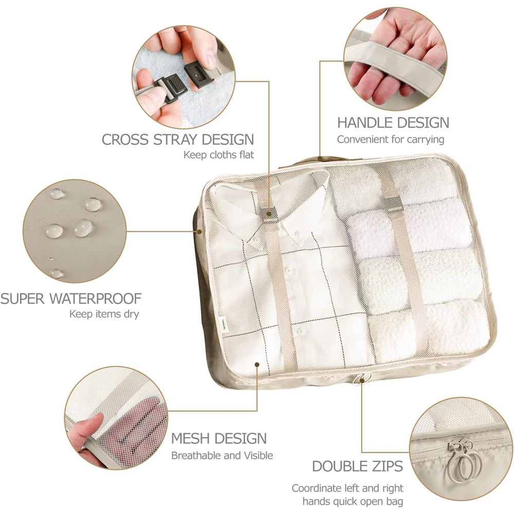 Ensemble de cubes de rangement - Travel Accessories Packing Cubes avis et prix