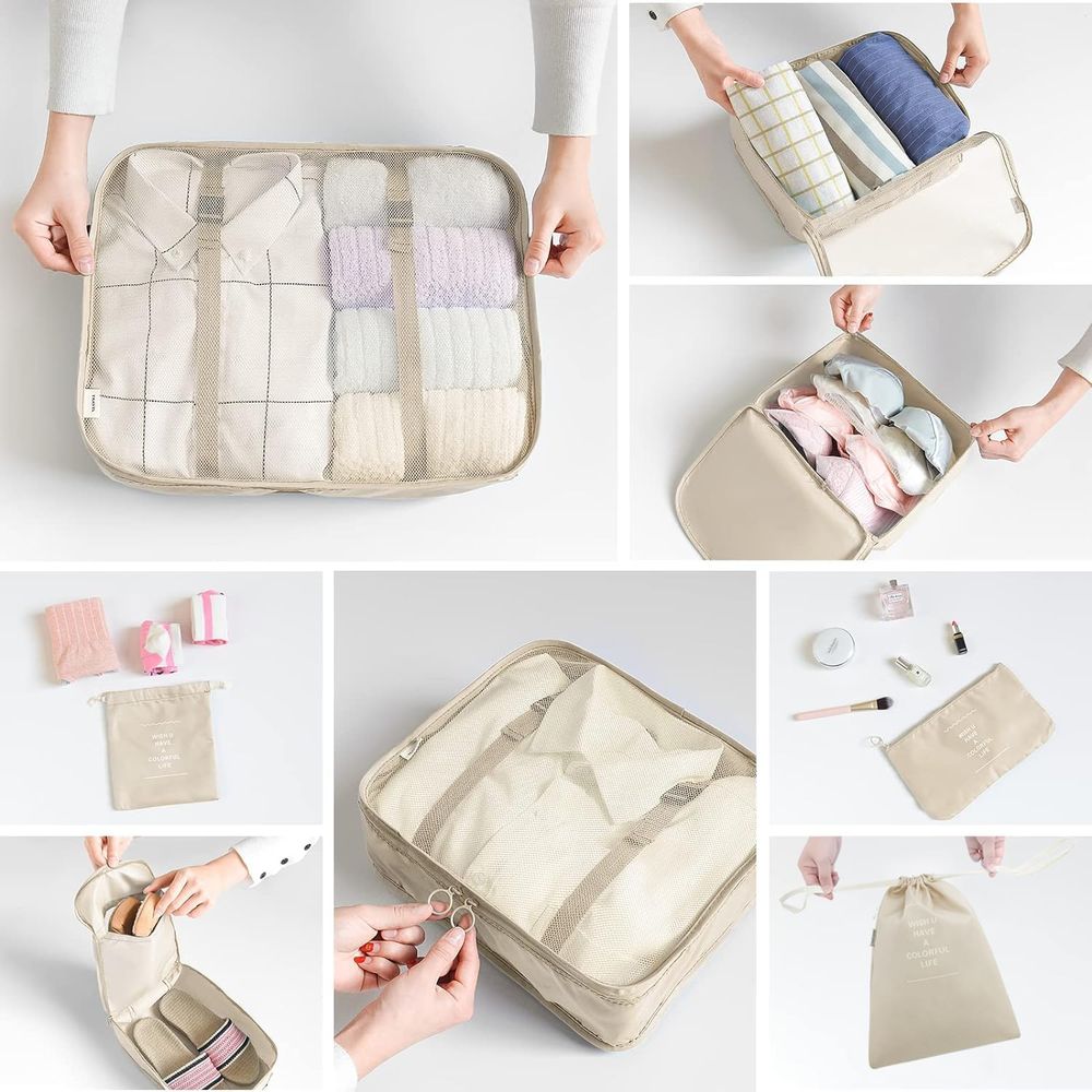 Ensemble de cubes de rangement - Travel Accessories Packing Cubes avis et prix
