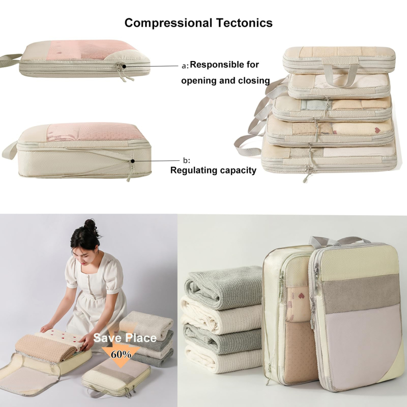 5 cubes de compression pour va - Travel Accessories Packing Cubes avis et prix
