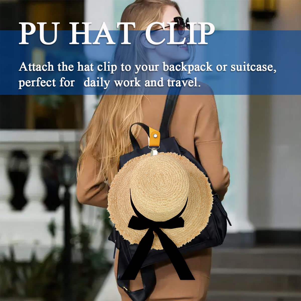 Clip à chapeau en cuir PU pour - Travel Accessories Holder avis et prix