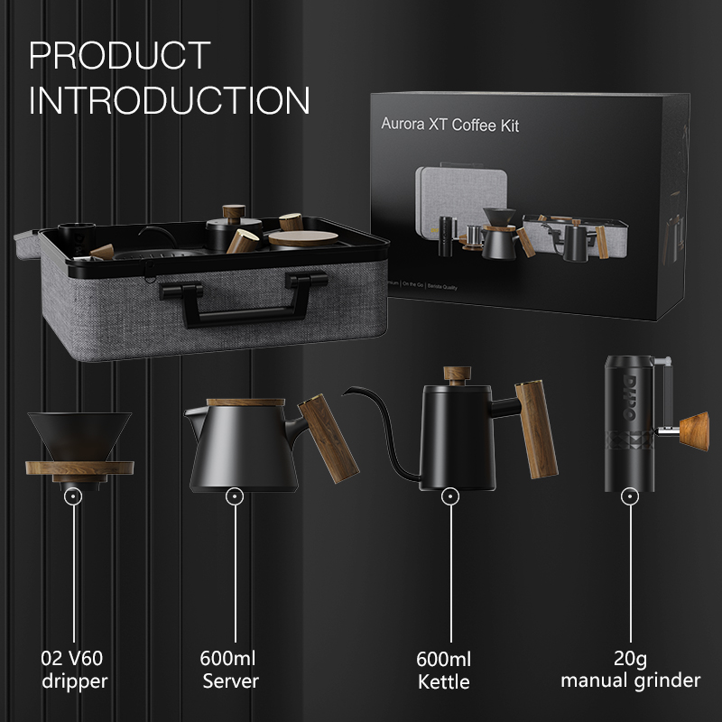 DHPO – Kit de café de luxe, av - Portable Travel Kettle avis et prix