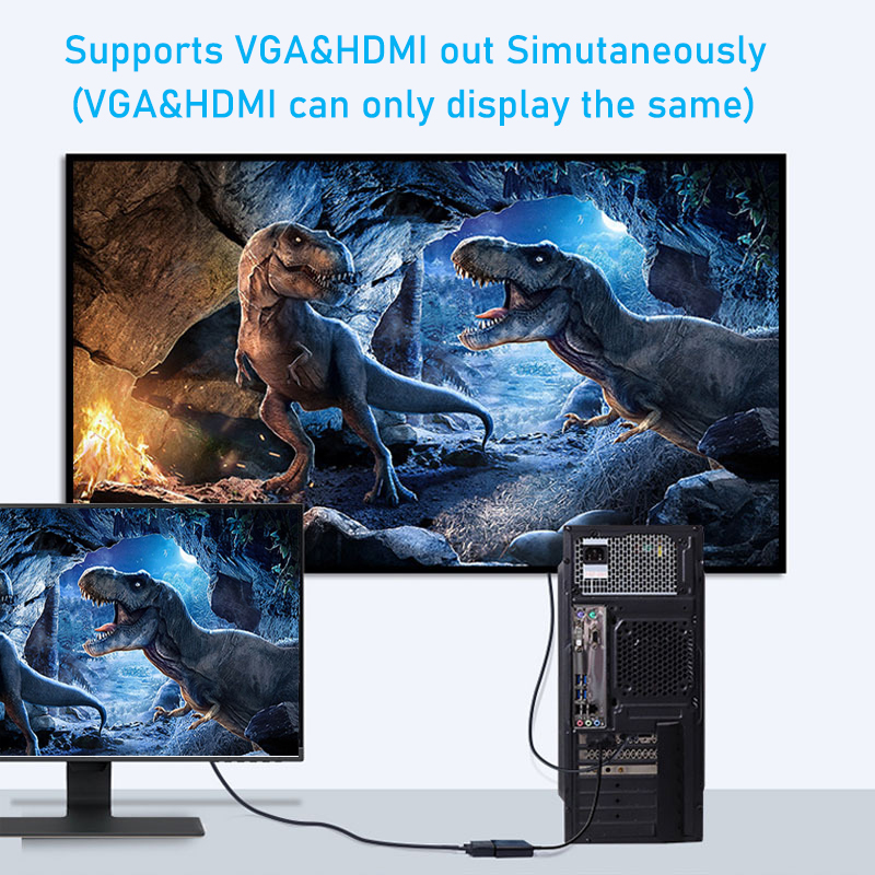 1080P DVI vers VGA HDMI répart - Travel Accessories Uk avis et prix